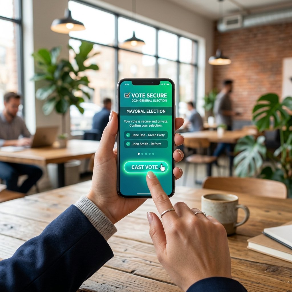 Voting Hand Mockup